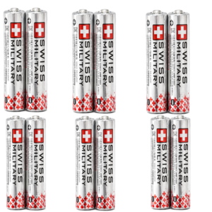 스위스밀리터리 알카라인 AAA 건전지 카드형, 12개입, 1개