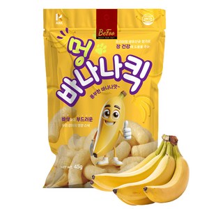 베푸 멍 바나나킥 강아지간식, 1개, 45g, 바나나