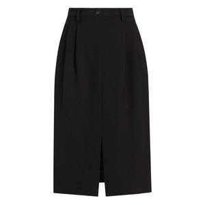 돌체앤가바나 테일러드 미디 스커트, 블랙계열, Italy 38(KR 33)