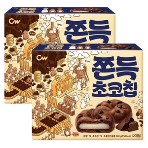 청우식품 쫀득초코칩, 240g, 2개