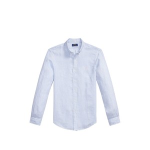 폴로랄프로렌 스트라이프 버튼 셔츠, 블루계열, Standard L(KR 40.5)