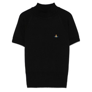비비안웨스트우드 비 모크 넥 탑, 블랙계열, Standard XS(KR 55)