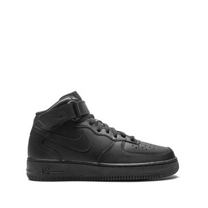 나이키 에어 포스 1 미드 '07 2021 릴리즈 트리플 블랙 스니커즈, US men 10(KR 280), 블랙계열