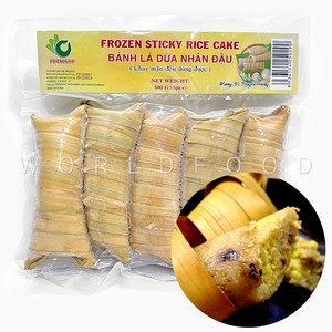 베트남 냉동 코코넛찰밥 BANH LA DUA NHAN DAU 반라드아다우 500g woldfood, 1개