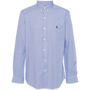 폴로랄프로렌 폴로 포니 스트라이프 코튼 셔츠, 블루계열+화이트계열, Standard M(KR 38)