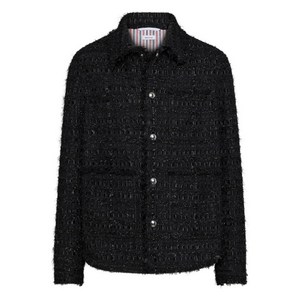 톰 브라운 리본 트위드 텍스처 재킷, 블랙계열, Numeric 1(KR 95)