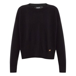 베르사체 로고 스웨터, 블랙계열, Italy 42(KR 66)