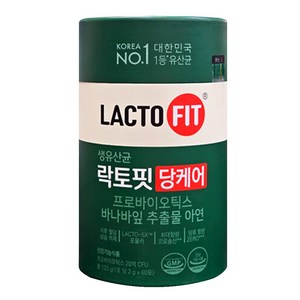 락토핏 당케어 유산균, 120g, 1개