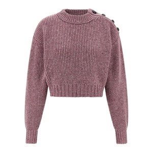 끌로에 긴소매 버튼 디테일 스웨터