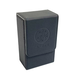 타로 카드 보관 상자 케이스 가죽, 블랙, 1개