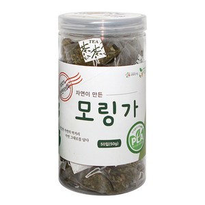 지구마을 생분해필터 PLA 삼각티백 모링가 허브티백차, 50개입, 1g, 1개