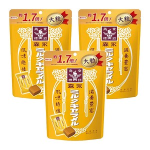 모리나가 밀크 카라멜, 132g, 3개