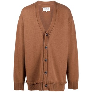 메종 마르지엘라 엘보 패치 V넥 가디건