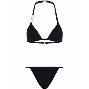돌체앤가바나 DG 로고 트라이앵글 비키니 세트, 블랙계열, Italy 4(KR 55-66)