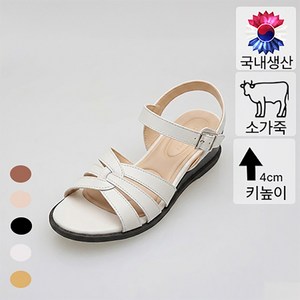FLOZU 솔트 소가죽 한국 자체제작 여름 샌들