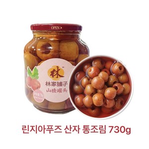 월월중국식품 림가 산사 병조림 730g, 1개