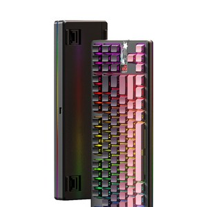 독거미 AULA F87PRO V2 무선측각 기계식 게임 기보드 객제화 3모드 블루투스 게임 RGB키보드 사무용 키보드