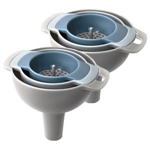 Xingcheng 주방 가정용 4 인 1 기름 필터 깔때기