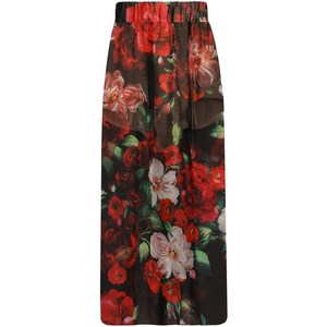 돌체앤가바나 플로럴 프린트 미디 스커트