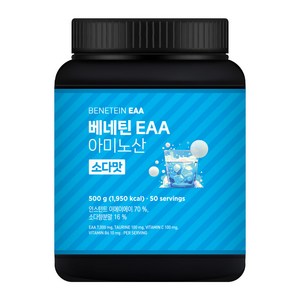 베네틴 EAA 7000 필수 아미노산 보충제 소다맛, 500g, 1개