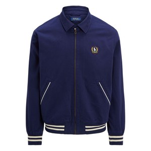 폴로랄프로렌 로고 자수 베이스볼 재킷, 블루계열, Standard S(KR 95)