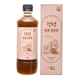 물 한방울 안들어간 진짜 국내산 100% 안동 생강 천연벌꿀 정성 생강청 원액 생강차, 620g, 1개입, 1개