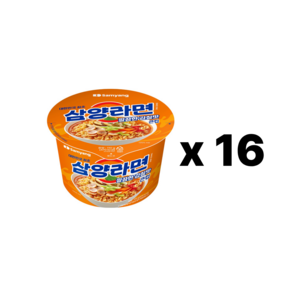 삼양라면 큰컵 110g, 16개