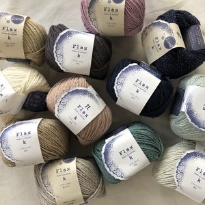 FLAX K K라메 / 아마사 여름 뜨개실 yarn 하마나카 린넨 마 반짝이 펄, 201, 1개