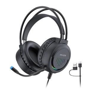 아이리버 G9H 어학용 초경량 유선 헤드셋 C to A타입 212g 테블릿PC 스마트폰 데스크탑 노트북 학습용 인강용