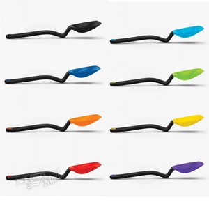 드림팜 바닥에 닿지 않는 실리콘 스푼 8색상 DREAMFARM SUPPON SILICONE SPOON, BLACK, 1개