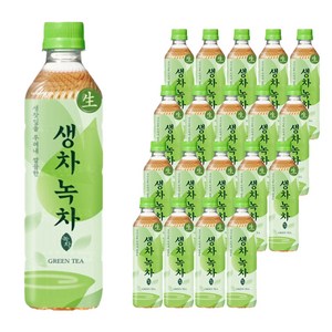 웅진 생차 녹차, 500ml, 20개