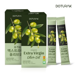 유기농 엑스트라버진 올리브오일 10g x 14포 1박스, 14개, 10ml
