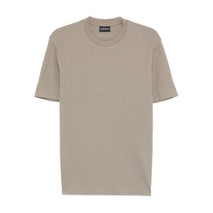 엠포리오아르마니 텍스처 티셔츠, 그레이계열, Standard S(KR 95)
