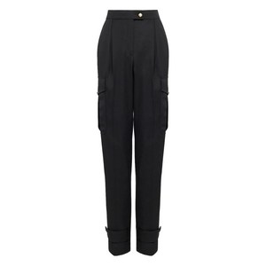 알렉산더맥퀸 하이웨이스트 울 팬츠, 블랙계열, Italy 42(KR 66)