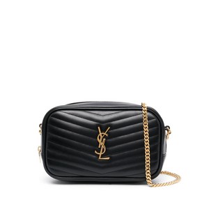 생로랑 로고 장식 크로스 백