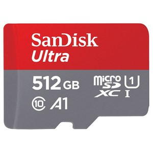 샌디스크 울트라 마이크로 SDXC SDSQUAR-512G, 512GB, 1개