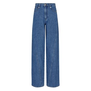 엠포리오아르마니 사선 절개선 진, 블루계열, Waist (in) 29(KR 74)