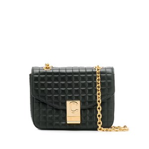 셀린느 C 퀼팅 스몰 숄더 백