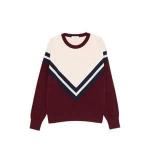 알렉산더맥퀸 로고 스웨트셔츠, 레드계열+베이지계열, Standard L