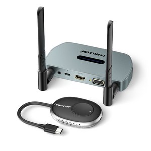 Lemorele 50M 무선 HDMI 비디오 송신기 및 수신기 익스텐더 동글 키트 1080P