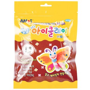 아모스 탱탱 아이클레이 파우치, 갈색, 50g, 1개