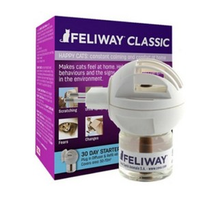 펠리웨이 팰리웨이 클래식 고양이 캣 전용 디퓨저 & 리필 스타터키트 스트레스완화 진정 feliway, 48ml, 1세트