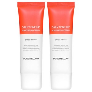 퓨어멜로우 데일리 톤업 촉촉 선크림 SPF50+ PA++++, 50ml, 2개