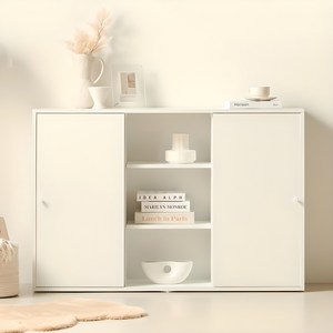 룸앤디 스르륵 3단 1200오픈 슬라이딩 수납장 일반형 방문설치