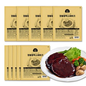 [햇살푸드] 정통함박스테이크 (160g), 10개, 160g