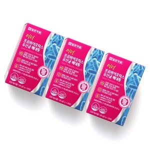 일양약품 이너 프로바이오틱스 유산균 베네핏, 60g, 3개