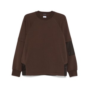 C.P.컴퍼니 크루 넥 스웨터, 브라운계열, Standard XL