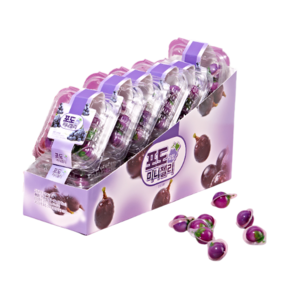 포도 모양 미니 젤리 12개입, 180g, 1개