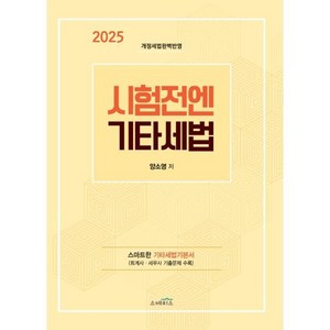 2025 시험전에 기타세법:스마트한 기타세법 기본서, 2025 시험전에 기타세법, 양소영(저), 스케치스