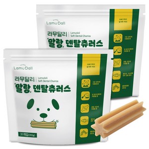 라무달리 강아지 덴탈츄러스 31개입, 연어+생선살 혼합맛, 310g, 1개